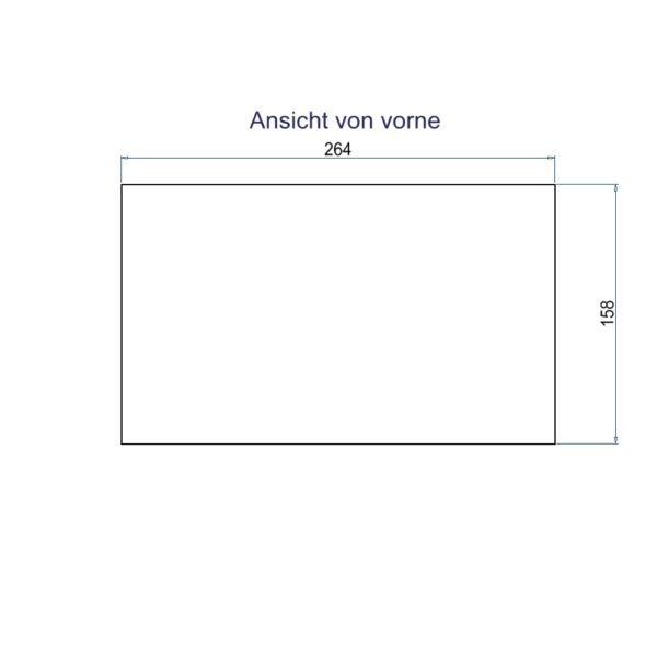 Produktbild WAD 146 401  -  Sagex-Klotz Typ 46 zu Wandauslass WAD für Gehäuse horizontal